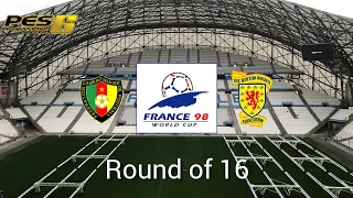 FIFA World Cup France 98, Round of 16, Cameroon vs Scotland