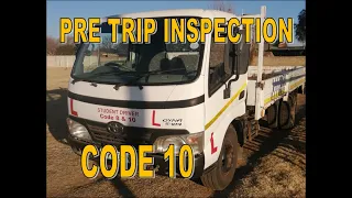 pre trip inspection code 10