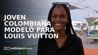 Valentina, la niña de las trenzas de Tumaco que saltó a la pasarela de Louis Vuitton