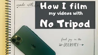 how to film overhead video without a tripod 2020 | how to film videos| how to film video with phone