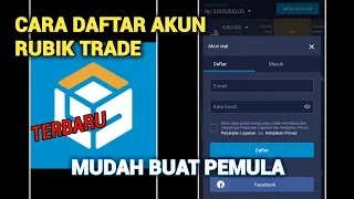 Cara daftar akun rubik trade mudah buat pemula