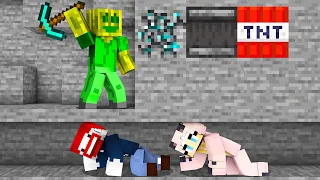 JEDER LÄUFT IN UNSERE GEHEIME FALLE haha! - Minecraft Freunde