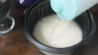 tamang pag saing sa rice cooker  sa hindi pa marunong mag saing.