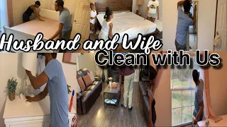 Husband and Wife Clean with Us| Cleaning Motivation| Get it All Done| Speed Cleaning|
