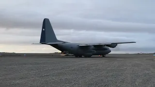 AMAZING LANDINGS and TAKEOFFS at Antarctica Airport