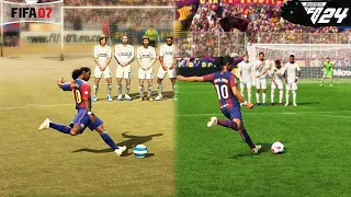 Free Kicks From FIFA 94 to FC 24