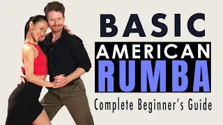 BASIC American RUMBA Top 10 Steps & Routine | Dance Tutorial