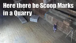 Scoop marks in the Oya Quarry Japan