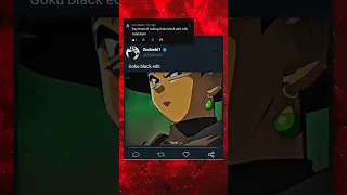 Goku Black edit