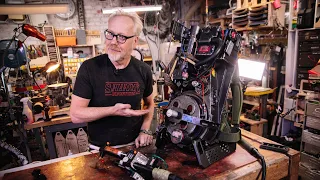 Adam Savage Inspects Hasbro's Ghostbusters Proton Pack!