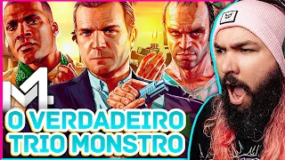 M4rkim feat. Henrique Mendonça e Daarui - 𝐕 | Michael, Franklin & Trevor (Grand Theft Auto) | REACT