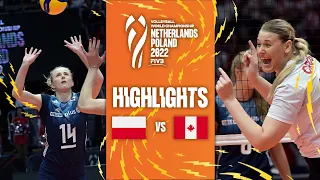 🇵🇱 POL vs. 🇨🇦 CAN - Highlights  Phase 2| Women's World Championship 2022