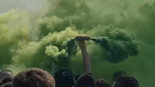 Celtic Fans march | Ultras lead fans to Hampden