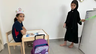 ماسة صارت معلمة مدرسة ليوم كامل 👩‍🏫