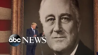 Trump reads from Roosevelt's famous D-Day prayer at event