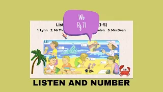 GET SMART PLUS 3 | WORKBOOK PAGE 71 | LISTEN AND NUMBER