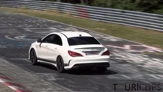 Mercedes-Benz CLA 45 AMG + A 45 AMG on the Nürburgring Nordschleife!
