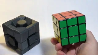 "Tesseract Mixup" Custom 3D Printed Puzzle