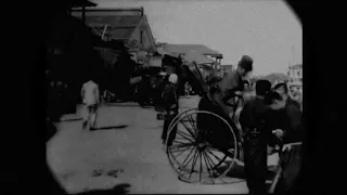 AMAZING FOOTAGE 1897 Nihonbashi, Tokyo, Japan 🎥 OLD VIDEO FOOTAGE