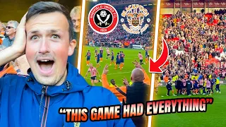 FANS FIGHT, 4 RED CARDS & COMPLETE CARNAGE at SHEF UNITED 3-3 BLACKPOOL