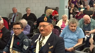 Remembrance Day At Dufferin Oaks Long Term Care Facility 2016