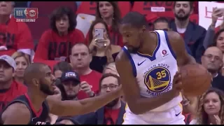 Kevin Durant Exposes Chris Paul's Overrated Defense - 2018 NBA WCF