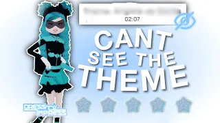 Roblox Dress to Impress but I CANT SEE THE THEME || bellefleurq