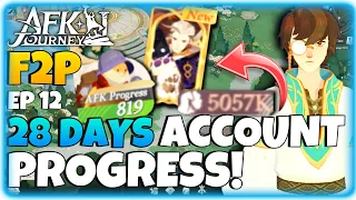 28 DAY ACCOUNT PROGRESS AS A *F2P* PLAYER! | AFK Journey