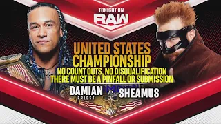 Damian Priest Vs Sheamus - Campeonato USA - WWE Raw 27/09/2021 (En Español)