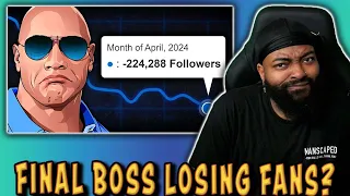 ROSS REACTS TO WHY THE ROCK IS LOSING THOUSANDS OF FANS PER HOUR WHY?