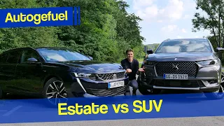 SUV or Estate? DS7 Crossback E-Tense vs Peugeot 508 Hybrid comparison French Avantgarde - Autogefuel