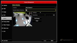 How to Configure Motion Detection on a Hikvision Recorder