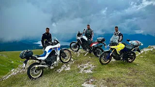 2023 Honda Transalp VS Yamaha Tenere VS Suzuki V-Strom | The Japanese Middle Weight Battle