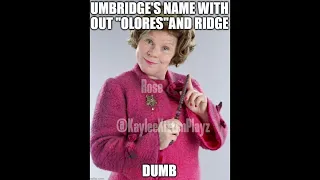 Umbridge memes i found on google #hp #harrypotter #umbridge #edit #capcut #lol