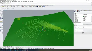 Terrain Modelling from contour lines in Rhino - Tutorial