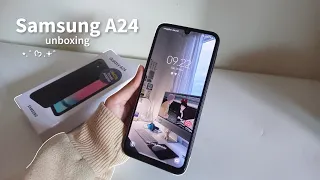 samsung galaxy A24 aesthetic unboxing 📦 | set up & camera ♡