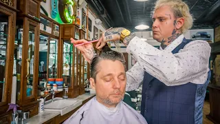 💈Relax With This 1-Hour Pompadour Haircut At Elizabeth's Barber Shop | Saint Paul