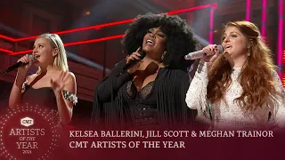 Kelsea Ballerini, Jill Scott & Meghan Trainor Perform a Shania Medley | 2016 CMT Artists of the Year