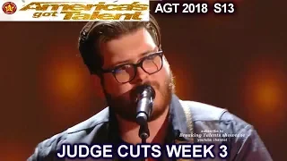 Noah Guthrie FULL PERFORMANCE “Whipping Post”  2nd song America's Got Talent 2018 Judge Cuts 3 AGT