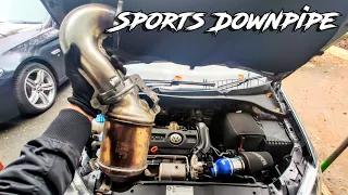 EBAY DOWNPIPE INSTALL | GOLF MK6 1.4 TSI SPORTS CAT