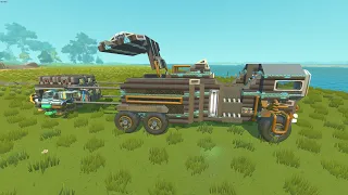 Fully AUTOMATIC Mobile Farming Truck | Scrap Mechanic