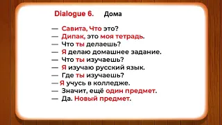 Dialogues in Russian