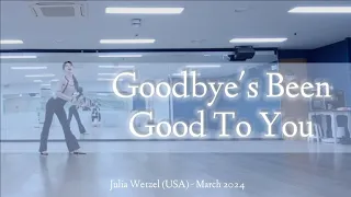 Goodbye's Been Good To You Linedance | Intermediate | Demo | 중급라인댄스 | ⭐KSLDA 교육위원 이희선