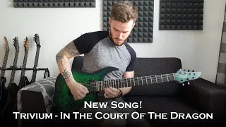Trivium - In The Court Of The Dragon (New Song Guitar Cover + All Solos)