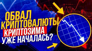 Обвал курсов криптовалют. Криптозима началась? Обвал курса биткоина. Курс эфириума прогноз 2022