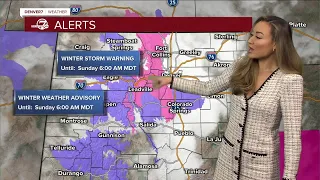 Widespread precipitation across Colorado: Soaking rain in the metro, heavy snow in the mountains