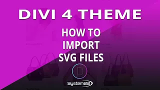 Divi Theme How To Import SVG Files 👈