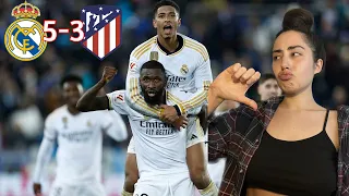 BARCA FAN REACTS TO REAL MADRID VS ATLETICO MADRID 5-3 Highlights & All Goals - 2024