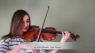 La valse d'Amélie - Violin cover