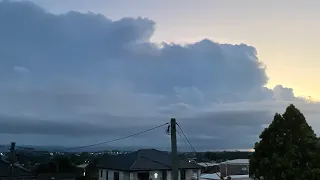 nice Sydney storm, 2nd of December 2023 (Sadly water made the audio quality bad)
